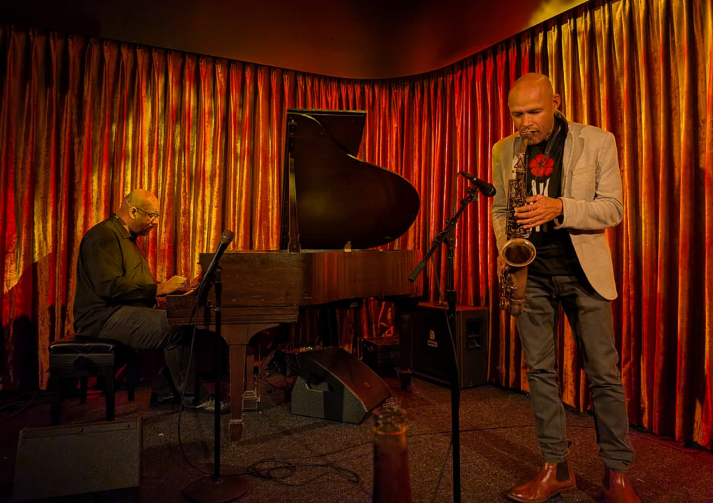 Miguel Zenón and Luis Perdomo at Berlin Jazz Club, Minneapolis 12/6/25 by Don Berryman
